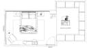 create a functional furniture layout for any room