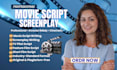 write movie script, screenplay, feature film script, tv pilot, short film script