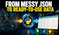 convert and flatten json to CSV or excel with python