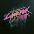 do typeface or typography cyberpunk, futuristic logo