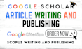 write publish increase google scholar citation scopus article research eb1, eb1a