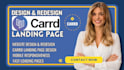 design carrd landing page carrd website redesign carrd website development carrd