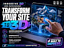 develop a stunning 3d interactive website with threejs, webgl, and gsap