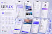 design mobile app UI UX, figma app design, and figma website