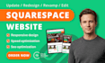 edit squarespace website update squarespace revamp squarespace website redesign