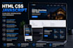 build a responsive HTML CSS javascript website