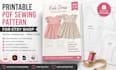 create printable PDF sewing pattern for etsy shop digital download clothing file