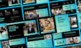 design  professional real estate business proposal, investment deck presentation
