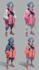 draw an anime illustration, character illustration