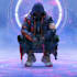 cyberpunk hacker character art
