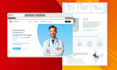 design a modern responsive website UI UX in figma
