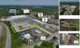 do real estate aerial maps with specific logo labels