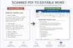 convert PDF, word, excel, images, and scanned documents