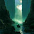 create stunning fantasy background and scenery illustration