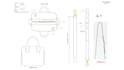 create custom bag tech packs, backpack, luggage, duffle bag technical drawings