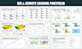 draw gis maps, remote sensing analysis and spatial data visuals
