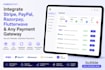 integrate stripe, paypal, razorpay, flutterwave, and