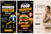 create modern social media adds,posters and flyers