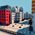 design custom roblox game map environment city low poly