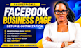 create and setup facebook business page