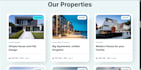 develop a responsive real estate website with admin panel