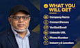 do b2b lead generation, linkedin lead research and email list building