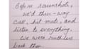 do handwriting task notes and letters