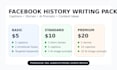 write engaging facebook history stories and captions