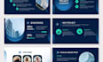 create professional business presentation pitch deck slides design