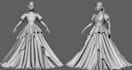 model custom 3d character in daz3d studio, body morph, real skin textures, cloth