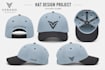 create custom cap, hat, snapback, trucker, and dad hat tech packs