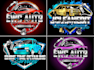 do auto detailing auto mobile and car wash logo design