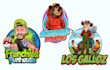 create a modern business, cartoonish, and mascot logo design
