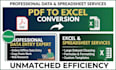do professional data entry and expert ms excel data cleaning