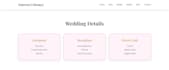 create a responsive wedding invitation website