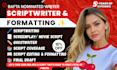 ghostwrite edit movie script screenplay film script  movie script tv series