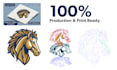 do professional vector tracing or convert sketch to a logo
