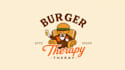 do modern burger therapy logo with unlimited revisions