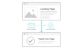 design a high converting landing page with custom visuals