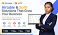 build airtable inventory, softr client portal, database and  web app