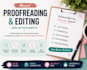manually proofread and edit english documents
