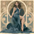 draw anything in art nouveau style