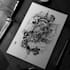 create design japanese art style