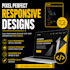 build custom HTML CSS js website design for your business