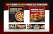 design premium restaurant social media posts and pizza posters