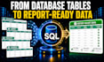 write sql queries to extract and structure your business data