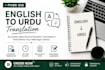 professionally translate english to urdu