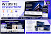 design and develop a responsive HTML CSS javascript website