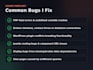 fix joomla, wordpress and PHP website bugs
