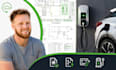ev charger permit drawings, electrical ev plans, ev cad, site plan drafting